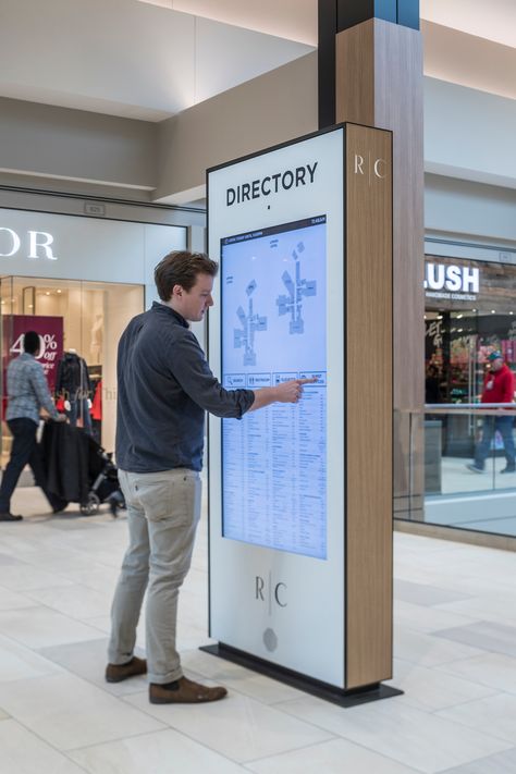 Mall Directory Design, Mall Signage Design, Mall Wayfinding, Digital Signage Design, Mall Signage, Digital Wayfinding, Directory Signage, Strategy Logo, Branding Signage