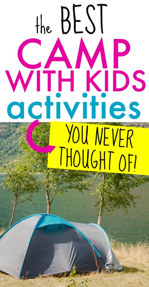 Fun Camping Activities For Kids, Cub Scout Camping Activities, Camp Ground Activities, Camping With Kids Activities, Fun Camping Ideas For Kids, Camping Fun For Kids, Kids Camping Games, Camping Ideas Kids, Kids Camping Activities