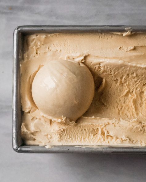 Toasted Milk Ice Cream • Cook Til Delicious Custard Ice Cream, Baking Supply Store, Milk Ice Cream, Cold Treats, Ninja Creami, Orange Sherbet, Banana Cream Pie, Banana Cream, Ice Creams