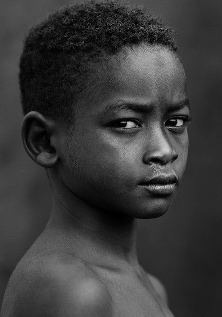 Powerful look | Miguel Catalan | Flickr Kids Portraits, White Photo, A Black, Black And White, White, Black