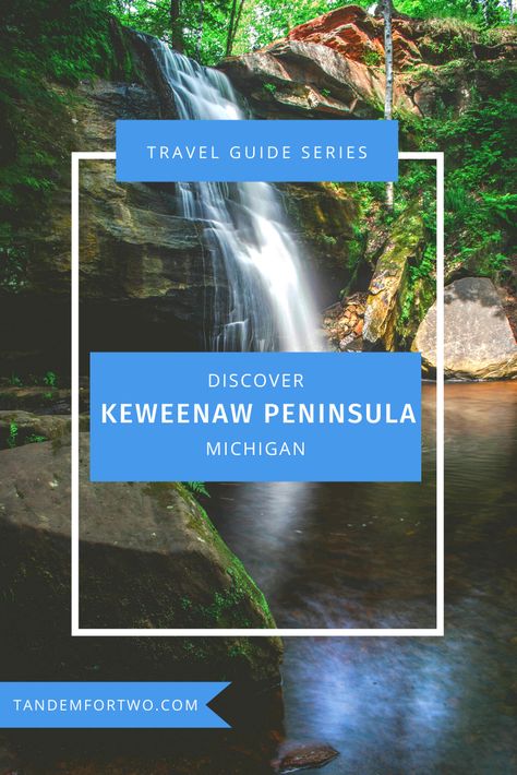 Keweenaw Peninsula Michigan, Michigan Waterfalls, Keweenaw Peninsula, Upper Peninsula Michigan, Michigan Adventures, Torch Lake, Michigan Road Trip, Road Trip Places, Midwest Travel