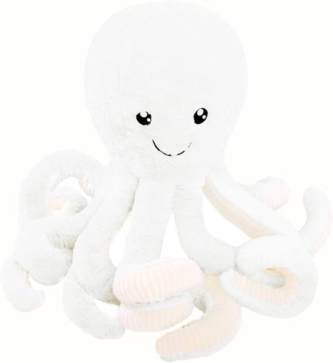 Octopus Stuffed Animal, Giant Octopus, Octopus Plush, Teddy Bear Stuffed Animal, Comfort And Joy, Doll Play, Valentine Fun, Play Toys, Toys For Kids