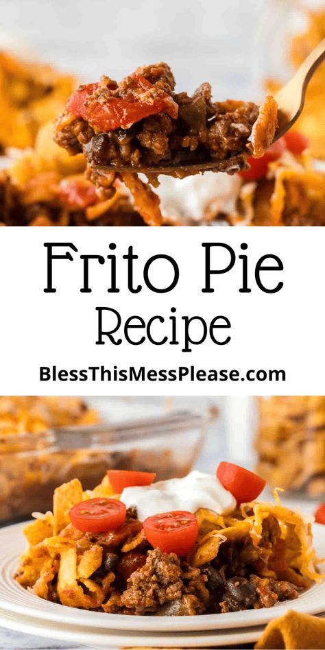 Frito Chili Pie Recipe, Mexican Magic, Chips And Cheese, Mexican Casseroles, Frito Pie Recipe, Frito Chili, Frito Chili Pie, Healthy Crockpot Soup, Chili Pie