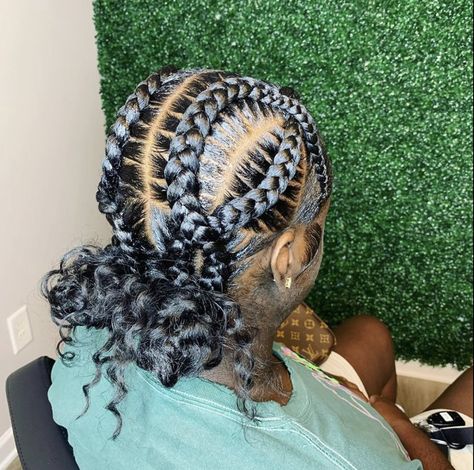 2 Braided Buns For Black Women, Braided Extensions, Big Twist Braids Hairstyles, Design Braids, Black Kids Braids Hairstyles, Two Braid Hairstyles, Quick Natural Hair Styles, Faux Locs Hairstyles, Braided Hairstyles For Teens