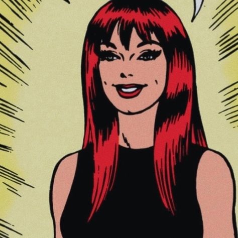 Mary Jane Watson Icons, Mary Jane Spiderman Comic, Mary Jane Watson Comic, Mary Jane Comic, Watson Aesthetic, Mj Watson, Mary Jane Spiderman, Spider Sona, Jane Watson