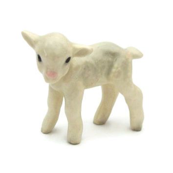 Vintage Lamb, Vintage Knick Knacks, Porcelain Animal, Sculpture Art Clay, Sculpted Doll, Ceramics Pottery Art, Cute Clay, Ceramic Animals, Clay Art Projects