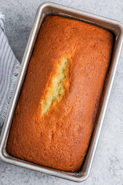 Butter Sour Cream Pound Cake, Sour Cream Cake Easy, Loaf Pound Cake Recipes Sour Cream, Loaf Sour Cream Pound Cake, Easy Sour Cream Cake, Soft And Moist Pound Cake, Sour Cream Cream Cheese Pound Cake, Pound Cake Recipes Moist Sour Cream And Cream Cheese, Pond Cake Recipe Easy