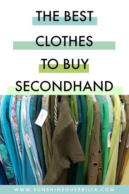 The Best Clothes to Buy Secondhand - Sunshine Guerrilla Clothes To Buy, Thrift Store Shopping, Ethical Clothing Brands, Kids Clothing Brands, Ethical Fashion Brands, Clothing Pieces, Step Kids, Best Clothing, Sustainable Fashion Brands