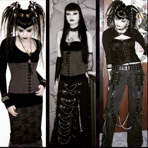 Mallgoth Outfits, Mall Goth Fashion, Mall Goth Outfits, 90s Mall Goth, Goth 90s, 2000s Goth, 90s Goth, Goth Y2k, Y2k Goth