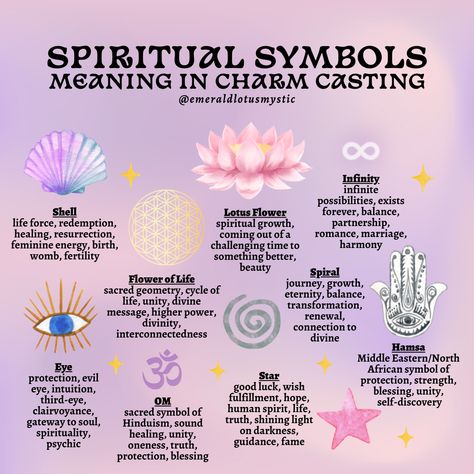 Spiritual Symbolism | Charm Meanings in Charm Readings — Emerald Lotus Charm Meanings, Altar Offerings, Intuition Developing, Wiccan Quotes, Runes Symbols, Spiritual Signs, Divination Witch, Nature Spirituality, Glamour Aesthetic