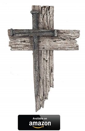 Wooden Crosses Diy, Wooden Cross Crafts, Rustic Wood Cross, Nail Cross, Cross Wall Art, Rustic Cross, Wooden Crosses, Christian Crafts, Cross Crafts