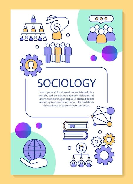 Sociology Poster, Advertising Flyers, Report Cover, Infographic Poster, Page Layouts, Advertising Poster, Magazine Layout, Sociology, Page Layout