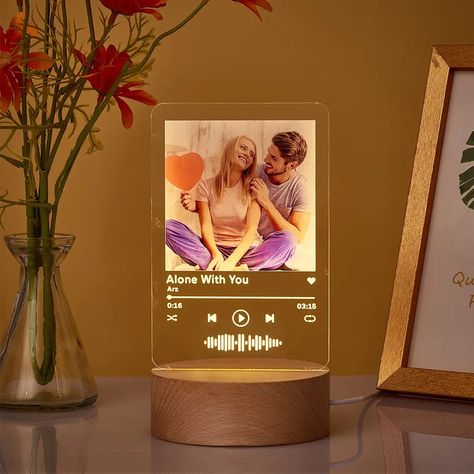 Excited to share the latest addition to my #etsy shop: Personalized Scannable Code Lamp Acrylic Album Night Light - 3 Sizes https://etsy.me/3GvB4ec #musicplaque #glasspostermusic #acrylicmusicplaque #spotifymusicframe #applemusicplaque #musicplaquecustom #musicgiftform Music Plaque, Song Night, Acrylic Plaques, Gift For Kids, Night Lights, Led Night Light, Live Light, Custom Photo, Bedside Table