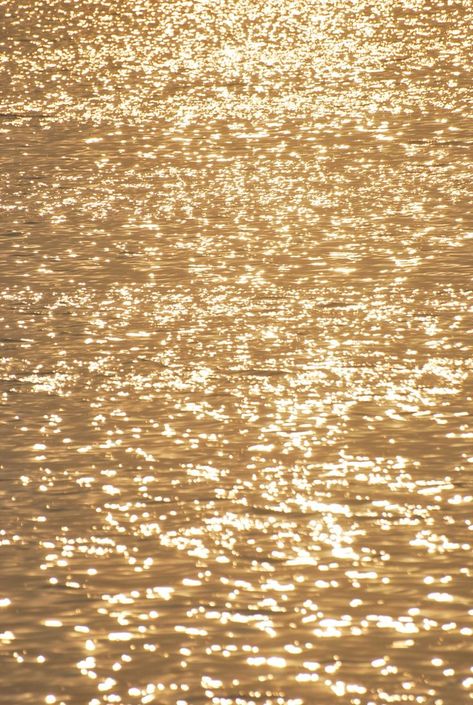 Ocean Golden Hour, Ocean Projects, Texture Jewelry, Golden Time, Hydrogen Water, The Golden Hour, Gold Spray Paint, Gold Water, Gold Sand