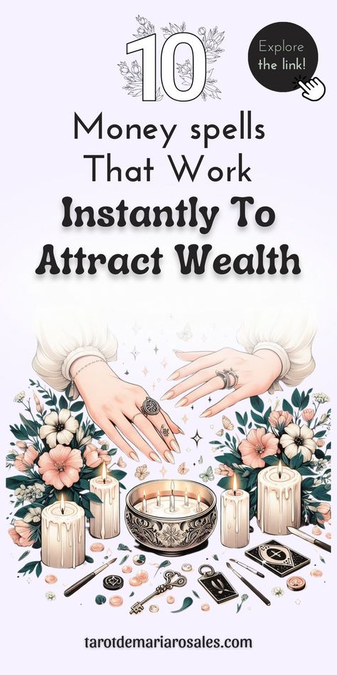 10 Money Spells That Work Instantly To Attract Wealth Money Manifestation Rituals, Sigil For Wealth And Prosperity, Prosperity And Abundance Spell, Wealth Spells Money, Financial Abundance Spell, Spells For Manifestation, Money Spells That Actually Work, Powerful Money Spell Chants, Money Bath Ritual