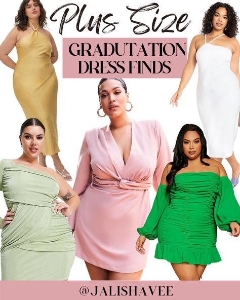 Graduation Outfit Ideas High School Plus Size, Curvy Graduation Dress, Plus Size Graduation Dresses, College Graduation Outfit Ideas Dresses Plus Size, White Graduation Dress College Plus Size, Graduation Dress Ideas Black Women, Plus Size Graduation Dress College, Graduation Outfit Ideas University Plus Size, College Graduation Outfit Ideas Plus Size