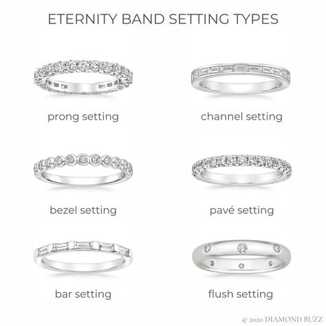 Diamond Stack Ring, Basic Diamond Ring, Eternity Band Settings, Types Of Wedding Bands, Types Of Wedding Rings, Custom Diamond Engagement Rings, Cathedral Engagement Rings, Jewelry Knowledge, Jewelry Design Drawing