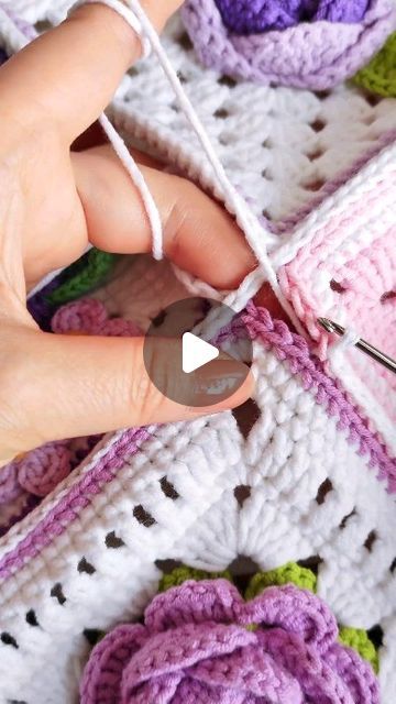 How To Put Crochet Squares Together, Joining Knitted Squares With Crochet, How To Sew Crochet Granny Squares Together, How To Attach Crochet Squares, Join Squares Crochet, How To Join Crochet Squares Together, Combining Granny Squares, Join Crochet Squares Together, How To Stitch Granny Squares Together