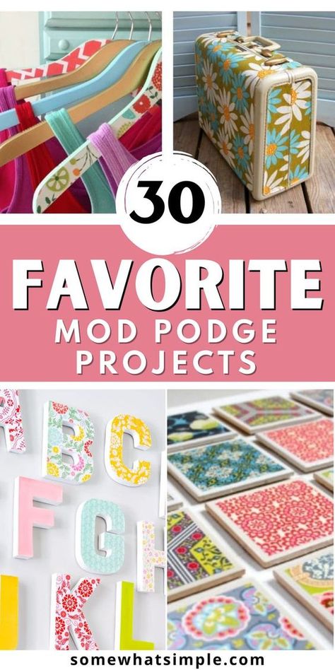 Can You Modge Podge Over Pictures, Modge Podge Gifts Diy, Paper On Wood Modge Podge, How To Use Mod Podge On Wood, How To Make Modge Podge, Decoupage Crafts To Sell, Fabric Decoupage On Wood, Fabric And Mod Podge Projects, Modge Podge On Fabric