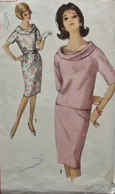 Vintage Sewing Pattern 1960s MAD MEN Dress by BluetreeSewingStudio, $12.00 60a Fashion, 1960s Clothing, Mad Men Dress, Jewish Christmas, Sixties Style, Mad Men Dresses, 1960's Style, Mode Retro, Patron Vintage