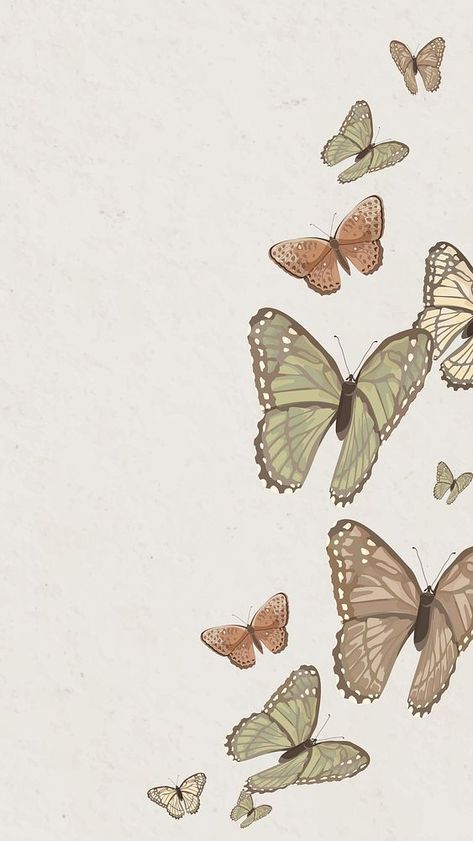 Aesthetic nature butterfly phone wallpaper | premium image by rawpixel.com / Aew Butterfly Backgrounds Aesthetic, Nature Phone Aesthetic, Butterfly Phone Background, Boho Butterfly Wallpaper, Lock Screen Wallpaper Butterfly, Butterfly Aesthetic Wallpaper Iphone, Butterflies Wallpaper Aesthetic, Aesthetic Wallpaper Iphone Boho, Butterfly Vintage Aesthetic