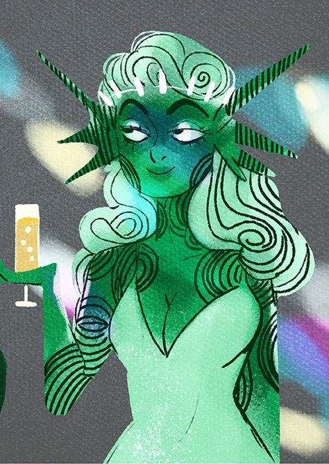 Amphitrite | Lore Olympus Wiki | Fandom Fin Ears, Queen Of The Sea, Goddess Of The Sea, Webtoon App, Green Skin, Romance Comics, Lore Olympus, Hades And Persephone, Digital Comic