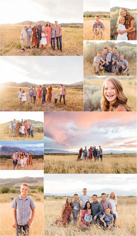 Big Fall Family Photos, Posing Large Families For Pictures, Posing Big Families, Large Family Session Poses, Large Family Picture Ideas, Large Family Photo Shoot Ideas Fall, Large Family Posing Ideas, Large Family Session, Family Photoshoot Large Group Poses