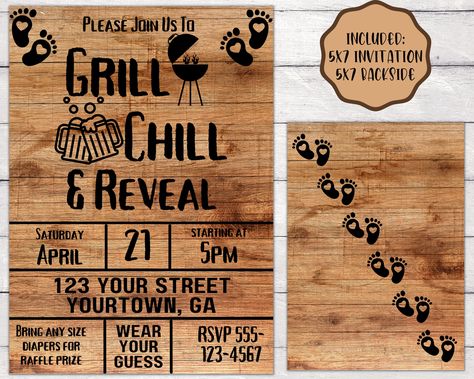 Excited to share the latest addition to my #etsy shop: Baby BBQ Invite, Cookout Baby Shower, Joint Baby Shower, Coed Baby Shower Invitation, Digital Download, Editable Printable https://etsy.me/3vmEHPE #brown #babyshower #black #flat #vertical #babybbqinvite #cookoutba Co Ed Gender Reveal Party, Camping Gender Reveal, Jack And Jill Gender Reveal, Cornhole Gender Reveal Ideas, Gender Reveal Party Theme Summer, Gender Reveal Cookout Ideas, Babyque Gender Reveal Ideas, June Gender Reveal Ideas, Baby Q Gender Reveal Ideas