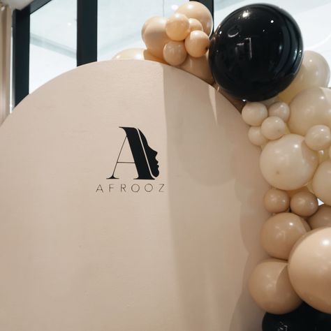 every celebration deserves a backdrop & balloons! ✨ Open house for @beautybyafrooz, where beauty meets artistry ! Backdrop Balloons, Open House, Balloons, Celebrities, Beauty, Quick Saves