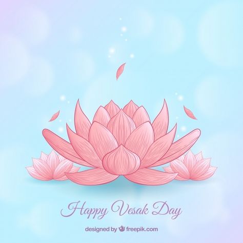 Happy vesak day background Free Vector | Free Vector #Freepik #freevector #background #flower #celebration #happy Happy Vesak Day, Wesak Day, Happy Vesak, Vesak Day, Print Design Template, Durga Painting, Background Flower, Day Background, Lotus Tattoo