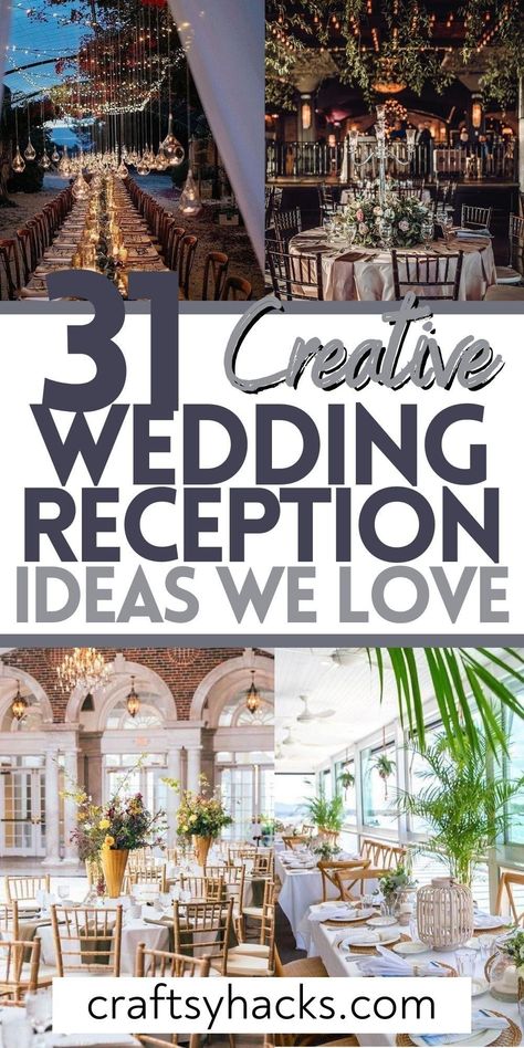 Here are some awesome wedding reception ideas that will make your wedding a day to remember. Wedding planning doesn't have to be expensive with these fun and easy wedding reception ideas that you can do on a budget. Separate Wedding And Reception, Small Wedding Set Up Reception, Wedding Reception Wow Factor, Budget Reception Ideas, Decorating For Wedding Reception, Wedding Reception 2024, Cool Reception Ideas, Wedding Reception Unique Ideas, Decorating Ideas For Wedding Reception