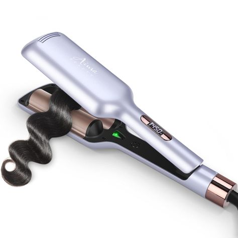 https://amzn.to/46Heif1 32mm (1.25") Aima Beauty Twins Mermaid Hair Waver,Anti-Scald Hair Crimper,Beach Wave Curling Iron,Curling Wand 2 Barrel (Purple) 15S Heats Up for Short/Medium/Long Hair Beach Wave Curling Iron, Beach Waves Curling Iron, Beachwaver Curling Iron, Wave Curling Iron, Waves With Curling Iron, Hair Iron Curls, Beach Waver, Mermaid Waves, Hair Crimper