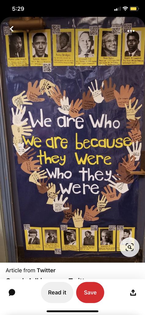 Diversity Door Decorations Classroom, Bhm Door Decorations, History Bulletin Board Ideas, Month Bulletin Board Ideas, History Bulletin Boards, History Classroom Decorations, School Doors, Door Decorating, Social Studies Classroom