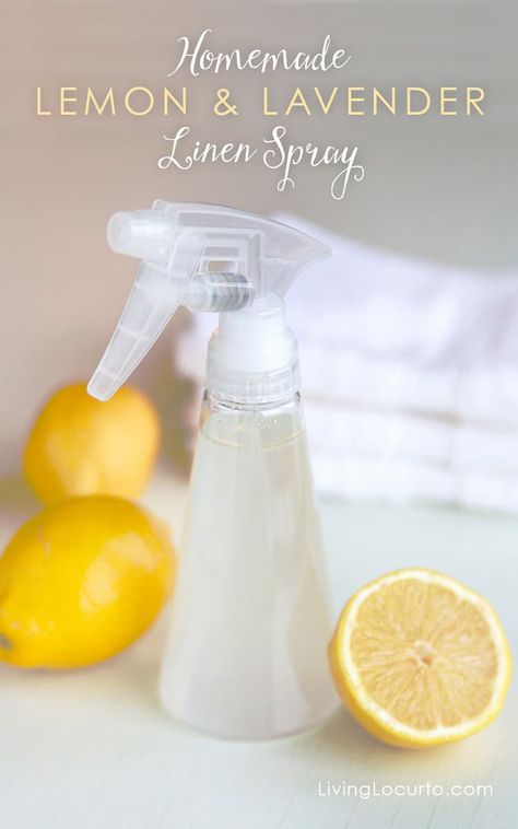 Diy Parfum, Diy Linen Spray, Air Freshener Recipes, Lavender Linen Spray, Diy Para A Casa, Lavender Linen, Diy Air Freshener, Diy Kosmetik, Diy Sprays