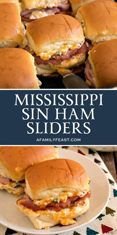 Sandwich Alternatives, Sin Dip, Mississippi Sin Dip, Resep Sandwich, Ham Sliders, Subway Sandwich, Slider Sandwiches, Chopped Ham, Slider Recipes