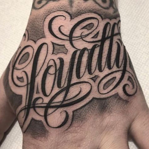 Loyalty Tattoo, Tattoo On, Tattoo Designs, Writing, Tattoos, Black