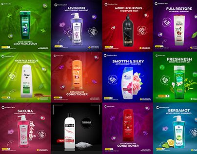 Shampoo Social Media Post, Shampoo Social Media Design, Black Shampoo, Graphic Design Product, Design Advertising, Beauty Product, Post Design, Design Product, Media Design