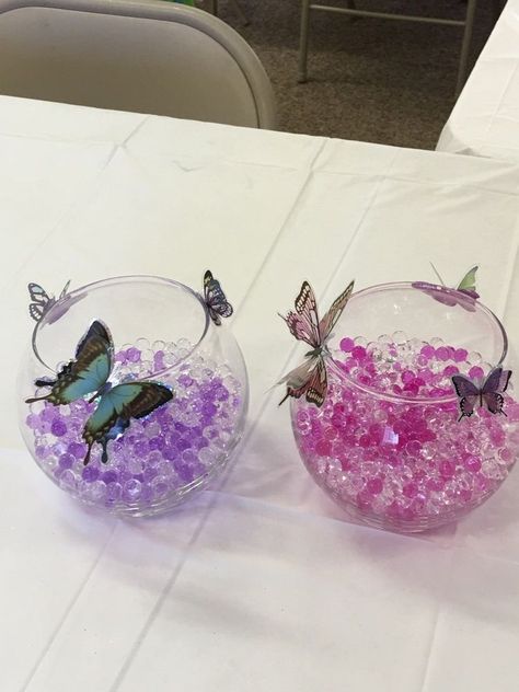 Butterfly Purple Centerpieces, Butterfly Vase Centerpieces, Butterfly Birthday Party Centerpieces, Butterfly Diy Centerpieces, Butterfly And Flower Centerpieces, Butterfly Theme Centerpieces Decoration, Butterfly Party Centerpieces Diy, Butterfly Table Decorations Centerpieces, Purple Butterfly Centerpiece Ideas