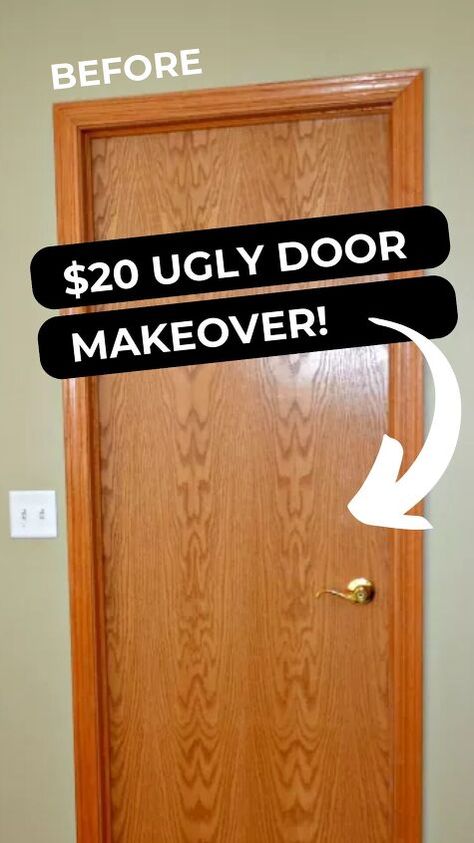 Interior Door Makeover DIY Idea Deur Makeover, Interior Door Makeover, Diy Interior Doors, Door Makeover Diy, Design Hallway, Entrance Interior, Hallway Ideas Entrance, Inspire Me Home Decor, Up House