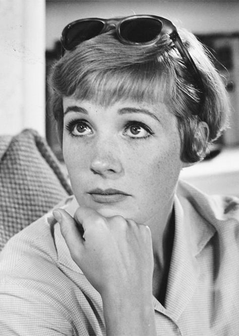 Julie Andrews Julie Andrews, The Secret, A Woman, Black And White, White, Black