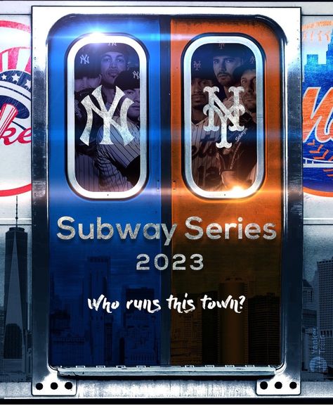 Subway Series, Ny Mets, Yankees Baseball, Ny Yankees, National League, Home Team, Play Ball, Baseball Team, Baltimore Orioles