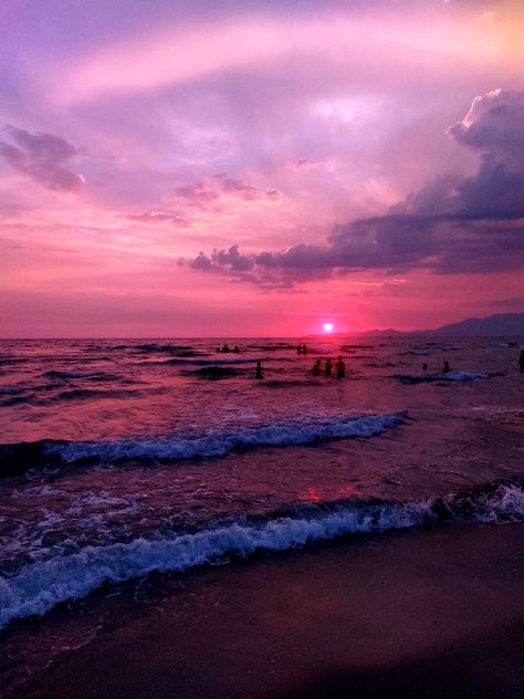 Sunsets Hawaii, Prettiest Beach, Sunset Rose, Sunset Pink, Pink Nature, Summer Beach Party, Sky Pictures, Pretty Landscapes, Pink Beach