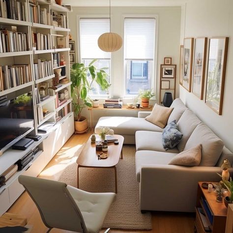 9+ Charming and Efficient Tiny Living Room Ideas for Every Home • 333+ Images • [ArtFacade] Minimalist Living Room Small Space, Narrow Lounge Ideas, Tiny Lounge Room Ideas, Narrow Small Living Room, Tiny Living Room Ideas, Tiny Living Room, Compact Apartment, Small Living Space, Tiny Living Space