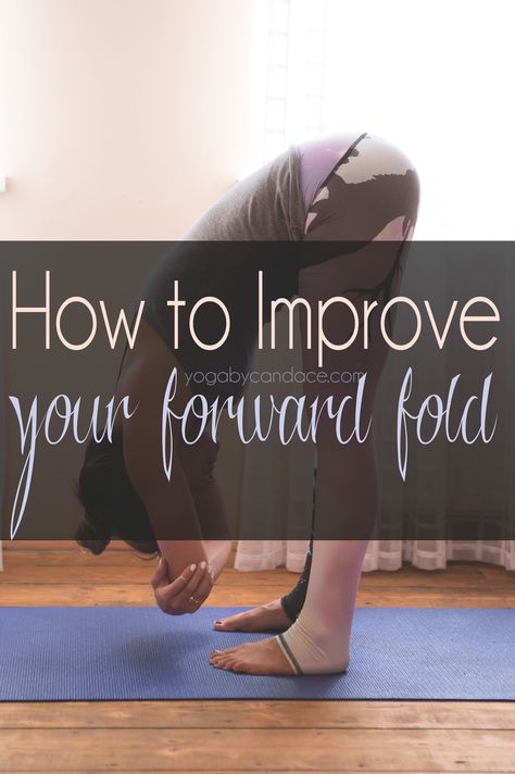 Pin now, practice later! How to improve your forward fold. Join the discussion on the YBC Yoga Forum http://www.forum.yogabycandace.com Chair Yoga Sequence, Forward Fold, Sup Yoga, Beginner Yoga, Yoga Moves, Yoga Exercises, Qi Gong, Daily Yoga, Ashtanga Yoga