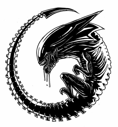 Adolescent xenomorph silhouette Aliens Tattoo Xenomorph, Alien Movie Drawing, Alien Movie Tattoo Ideas, Alien Movie Tattoo Xenomorph, Xenomorph Tattoo Design, Avp Tattoo, Alien Movie Tattoo, Alien Tattoo Xenomorph, Alien Images