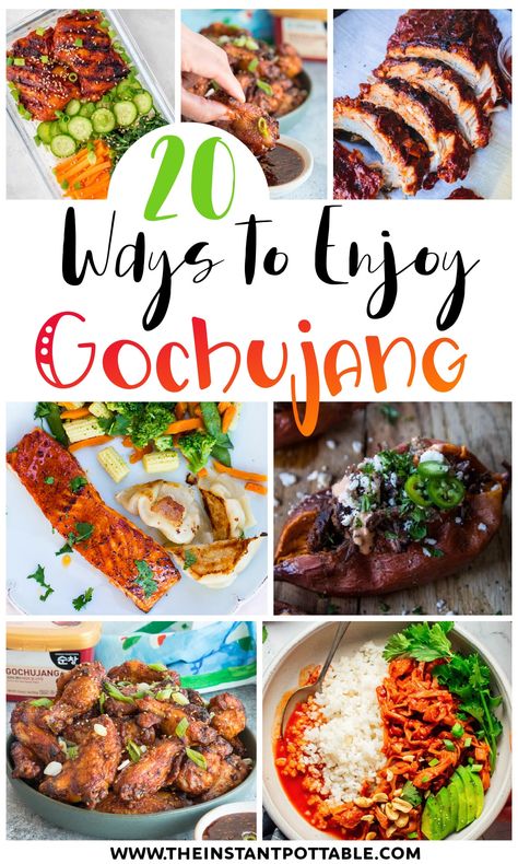 Delicious and Spicy Gochujang Recipes Gochujang Dishes, Recipes With Gochujang Paste, Korean Gochujang Recipes, Gochujang Paste Recipe, Gochujang Recipe Dishes, Recipes With Gochujang, Gojuchang Recipe, Gochujang Sauce Recipe, Korean Feast