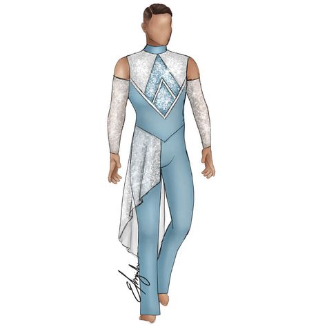 Drum Major Uniforms Female, Colorguard Uniforms Male, Colorguard Uniforms, Disfraces Ideas, Praise Dance Outfits, Color Guard Costumes, Creative Costuming Designs, Ice Dance Dresses, Color Guard Uniforms