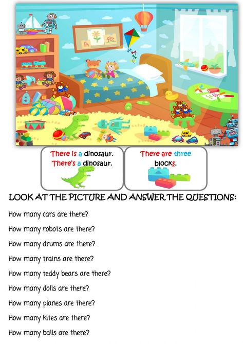 How many online worksheet for 1º. You can do the exercises online or download the worksheet as pdf. How Many Are There Worksheet, How Many Worksheets For Kindergarten, How Many Worksheet, There Is There Are, Toys Worksheets For Kids, How Many Are There, Picture Comprehension, English Grammar For Kids, English Stories For Kids