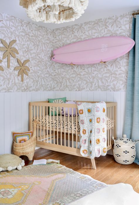 Beach Theme Nursery, Girl Nursery Themes, Baby Room Themes, Nursery Room Design, Baby Room Inspiration, Nursery Room Inspiration, Baby Room Design, Room Deco