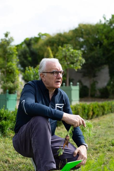 Alain Ducasse on the childhood passions that influenced his cooking | House & Garden Alain Ducasse, Green Beans And Potatoes, Culinary School, The Eighth Day, House Garden, Memoirs, Inspire Me, Chef, France